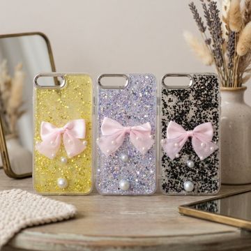 Charming Glitter Shiny Bowknot Case Designed For iPhone 7 Plus - 8 Plus