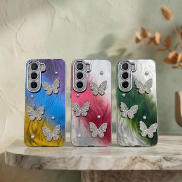 Stylish Infinix Hot 60 Pro Plus Gradient Butterfly Shadow Daily Use Resilient Cover