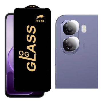 2-in-1 Protection for Oppo A6x: HD Glass + Camera Protector