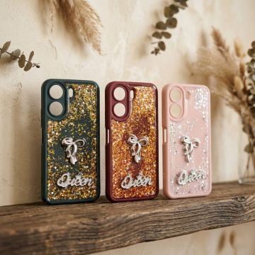 Xiaomi Poco C65 Queen Still Glitter Case Glossy Finish