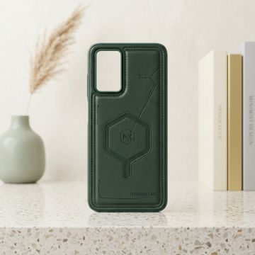 Oppo A76 Back Cover Premium Vintage Leather Case For Oppo A76 Anti Slip Grip Protective Case