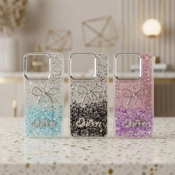 Realme C61 Queen Still Glitter Case Sparkle Cover