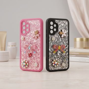 Stylish Multicolor Glitter Premium Phone Case For Samsung A32