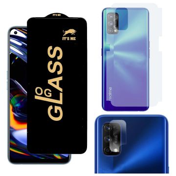 3-in-1 Full Protection for Realme 7 pro: HD + Matte + Camera