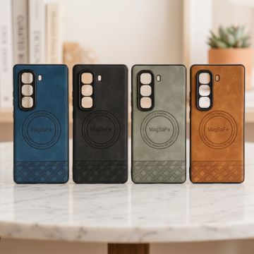 Infinix Hot 50 Pro Plus Premium Leather Pattern Protective Case