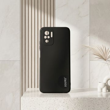 Premium European Black Plain Case for Xiaomi Redmi Note 10s