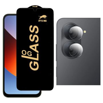Xiaomi Redmi A7 HD OG Premium Quality Glass + 9H Back Camera Lens Protector 2-in-1 Deal