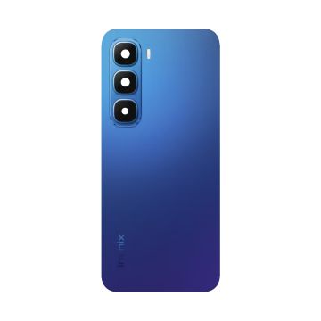 Infinix Hot 60i Plastic Back Housing with Camera Lens - blue