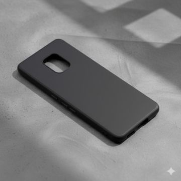Fujitsu Arrow F-51A Soft Plain Black Case Mobile Cover
