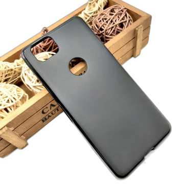 Google Pixel 2 Soft Silicon Case Plain Black