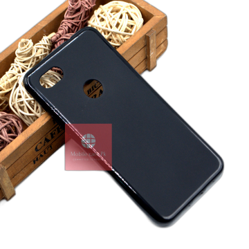 Google Pixel 3A XL Soft Plain Black Case Mobile Cover - Image 2