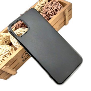 Google Pixel 4 Soft Silicon Case Plain Black Mobile Cover