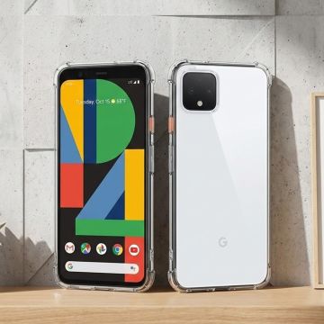 Google Pixel 4XL Back Cover Transparent Extra Bumper Anti Shock Soft Crystal Clear Case For Google Pixel 4XL - Image 2