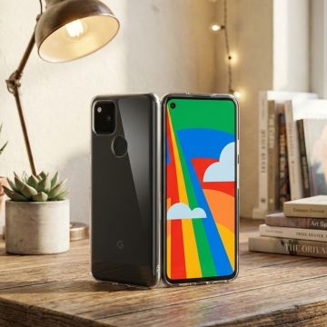 Google Pixel 5 Transparent Soft Crystal Clear Mobile Cover - Image 2