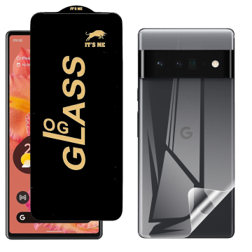 Google Pixel 6 Clear Pack: OG Glass + Back Hydrogel Film - Image 2
