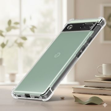 Google Pixel 6 Crystal Clear Shockproof Bumper Mobile Cover - Image 2