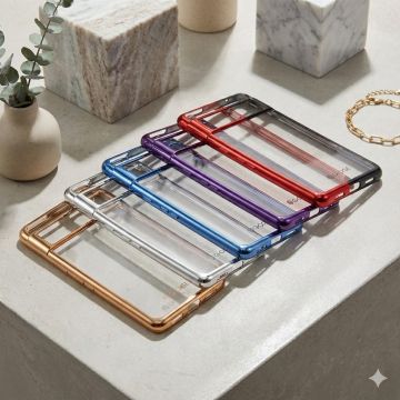 Google Pixel 7 Pro Soft Multi Chrome Border Camera Protection Cover
