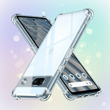 Google Pixel 7A Transparent Back Cover Extra Bumper Anti Shock Soft Case - Image 2