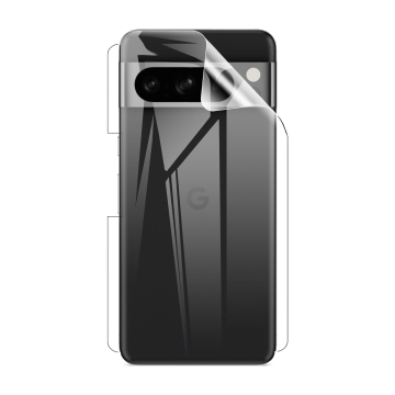 Google Pixel 8 Pro Back Clear Jelly Protector - Soft Hydrogel Film - Image 2