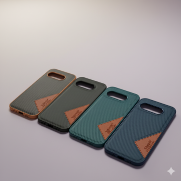 Google Pixel 9A X Level Luxury Multi Color Soft Leather Back Cover Case - Image 2