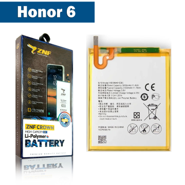 Honor 6 Battery Replacement - ZNF 3000mAh (HB396481EBC) - Image 2