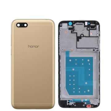 Honor 7s Housing Middle Frame With Side Button and Camera Lens Complete Body Casing Replacement For 7s - Golden - Image 2