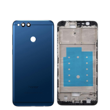 Honor 7x Housing Middle Frame With Side Button and Camera Lens Complete Body Casing Replacement For 7x - Blue - Image 2