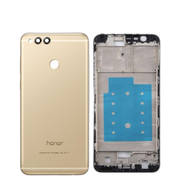 Honor 7x Housing Middle Frame With Side Button and Camera Lens Complete Body Casing Replacement For 7x - Golden - Image 2