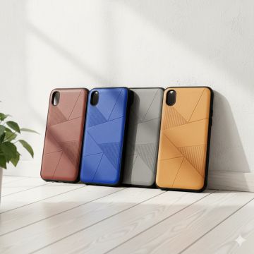 Honor 8s Back Cover Multicolour Soft Leather Case For Honor 8s - Image 2