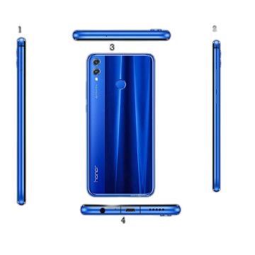 Honor 8X Back Protector Skin Matte Style Protector For Honor 8X - Image 2