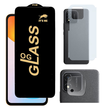 Honor X5 3-in-1 Kit: OG Glass + Carbon Back Camera Protector - Image 2