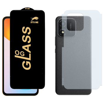 Honor X5 Combo: OG Glass Screen Protector + Carbon Back Skin - Image 2