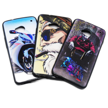 HTC One (M7) Back Cover Multicolour Silicon Case For HTC M7 - Image 2