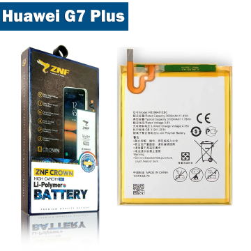 Huawei G7 Plus Battery Replacement - ZNF 3000mAh (HB396481EBC) - Image 2
