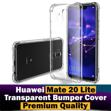 Huawei Mate 20 Lite Transparent Anti Shock Soft Crystal Clear Case - Image 2