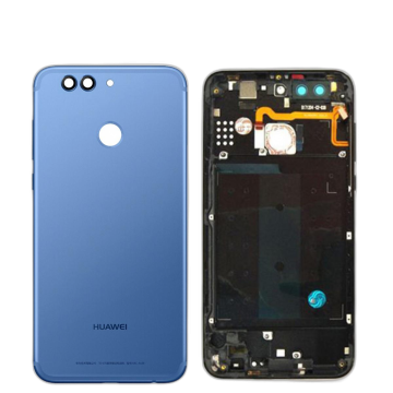 Huawei Nova 2 Plus Housing Middle Frame With Side Button and Camera Lens Complete Body Casing Replacement For Nova 2 Plus - Blue - Image 2