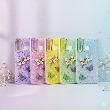 Huawei Nova 3i Butterfly Glitter Fancy Mobile Cover - Image 2