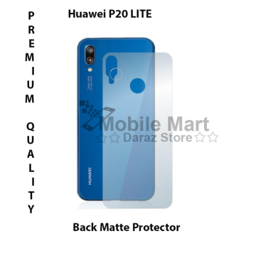 Huawei P20 Lite Back Protector Skin Matte Style Protector For Huawei P20 Lite  - Image 2