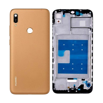 Huawei Y6 Prime 2019 Rear Complete Body Casing Housing Replacement For Y6 Prime 2019 - Golden - Image 2