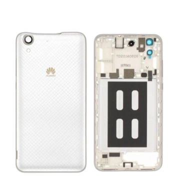 Huawei Y6II Housing Middle Frame With Side Button and Camera Lens Complete Body Casing Replacement For Y6II - White - Image 2