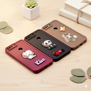 Huawei Y7 Prime 2018 Cute Kitty Blinking Lights Mobile Cover - Image 2