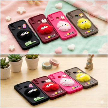 Huawei Y7 Prime 2019 Multicolour Soft Kitty Mobile Cover - Image 2