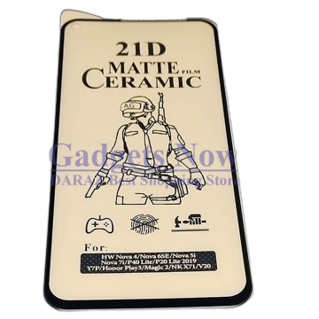 Huawei Y7P Matte Ceramic Glass Protector For Huawei Y7P  - Image 2