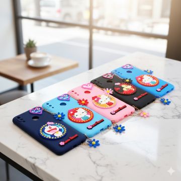 Huawei Y9 2019 Hello Kitty Braslate Chain Soft Case