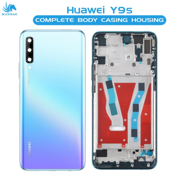 Huawei Y9s Housing Middle Frame With Side Button and Camera Lens Complete Body Casing Replacement For Y9s - Blue - Image 2