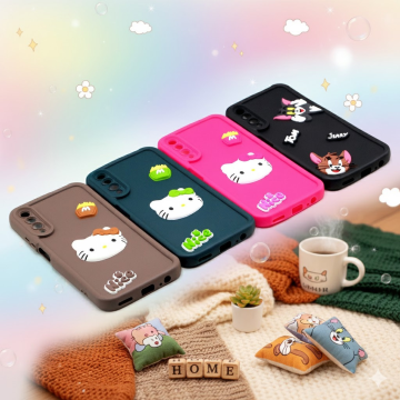 Huawei Y9S Multicolour Soft Kitty Mobile Cover - Image 2
