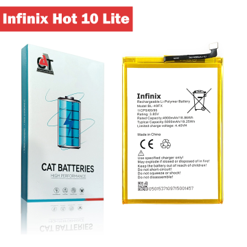 Infinix Hot 10 Lite Battery Replacement - CAT 5000mAh (BL-49FX) - Image 2