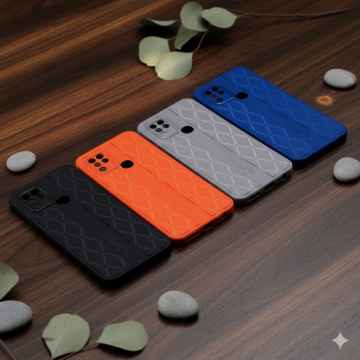 Infinix Hot 10 Multicolour Soft Armor Mobile Cover - Image 2