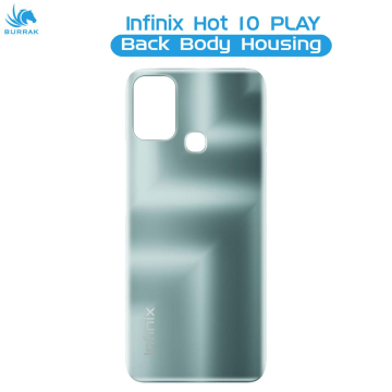 infinix Hot 10 Play Rear Back Body Casing Housing Replacement Battery Back Door For infinix Hot 10 Play - Green - Image 2