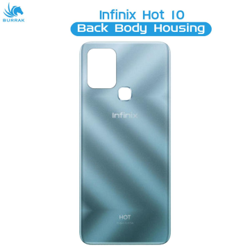 infinix Hot 10 Rear Back Body Casing Housing Replacement Battery Back Door For infinix Hot 10 - Blue - Image 2